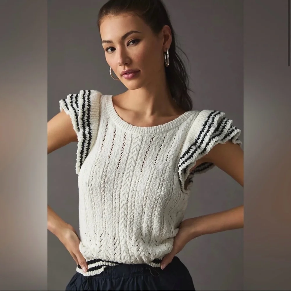 Anthropologie MAEVE Knit Sweater Top (NWOT) - Picture 6 of 8